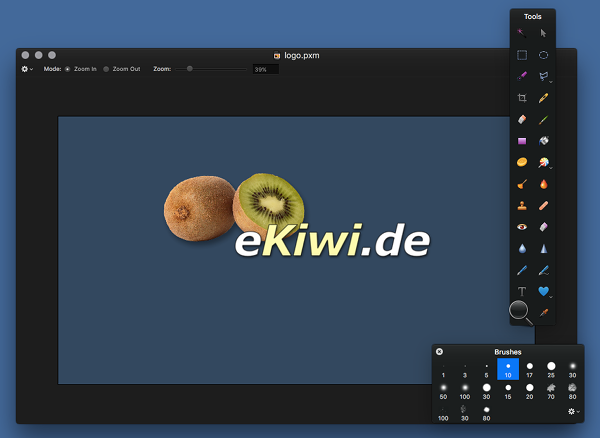 Screenshot Pixelmator